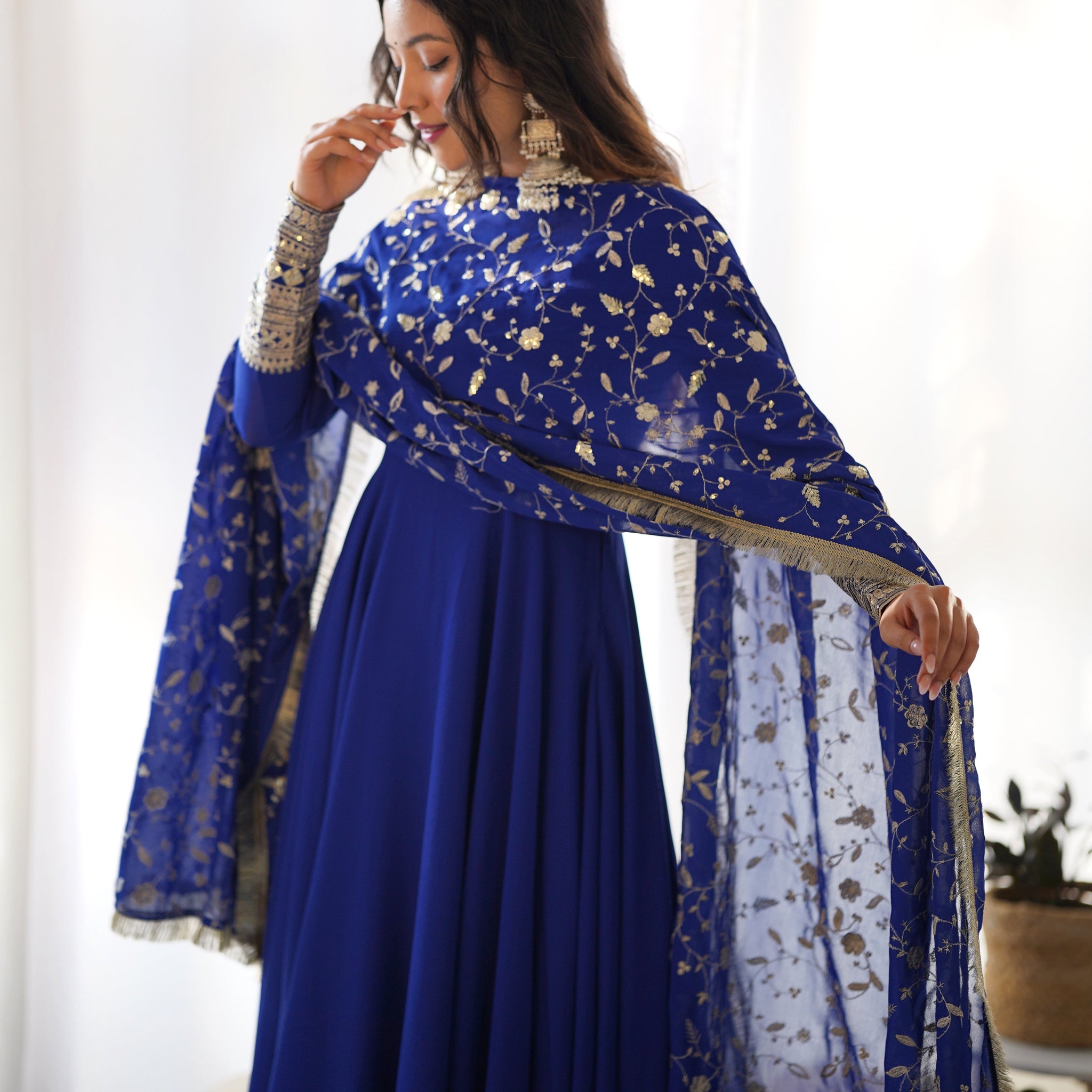 PRANAVI ANARKALI DUPATTA SET