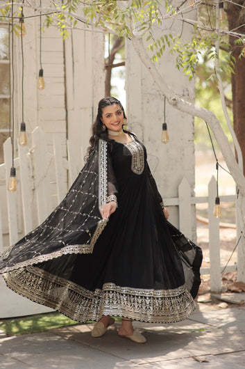 LIKSHA'S GOWN-WITH-DUPATTA COLLECTIONS LW-9179